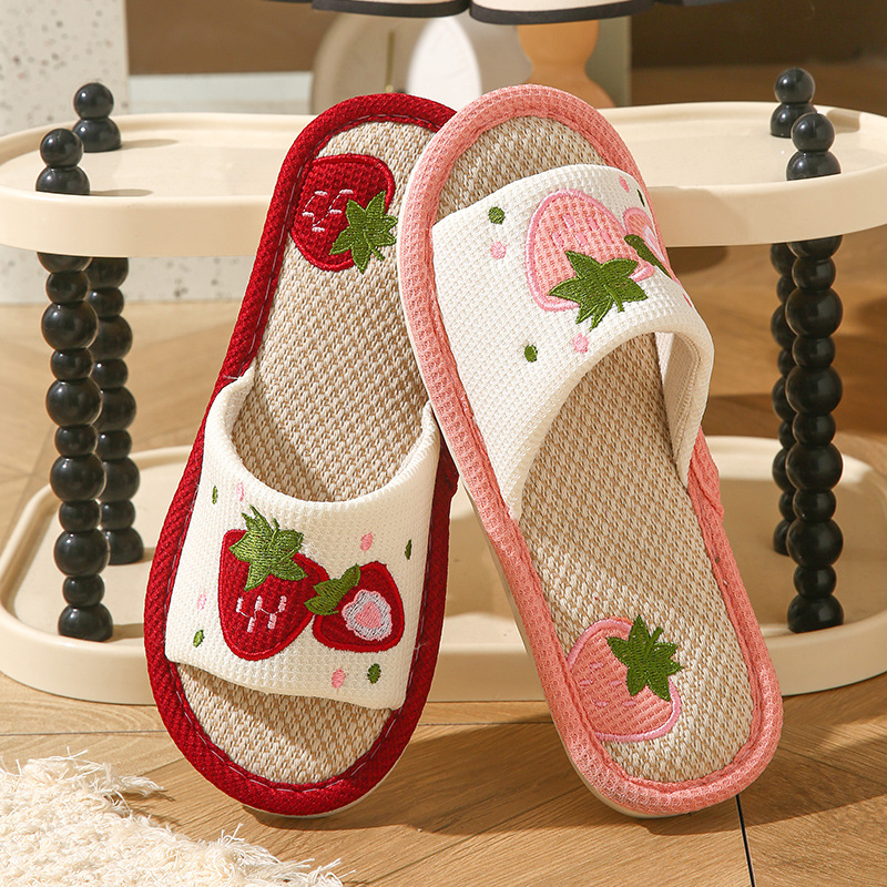 Strawberry Linen Women Slipper - огляд і ціна Mule Slip On